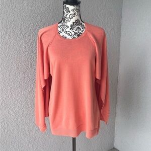 H by Halston Sweater Knit Cape Coral Top - Size Medium